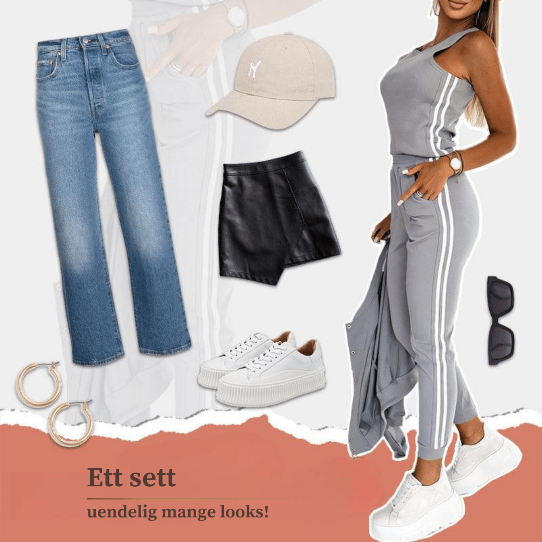 ASHLEY | 3-TEILIGES SET MIT BASEBALLJACKE &amp; HOSE