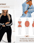 ASHLEY | 3-TEILIGES SET MIT BASEBALLJACKE & HOSE