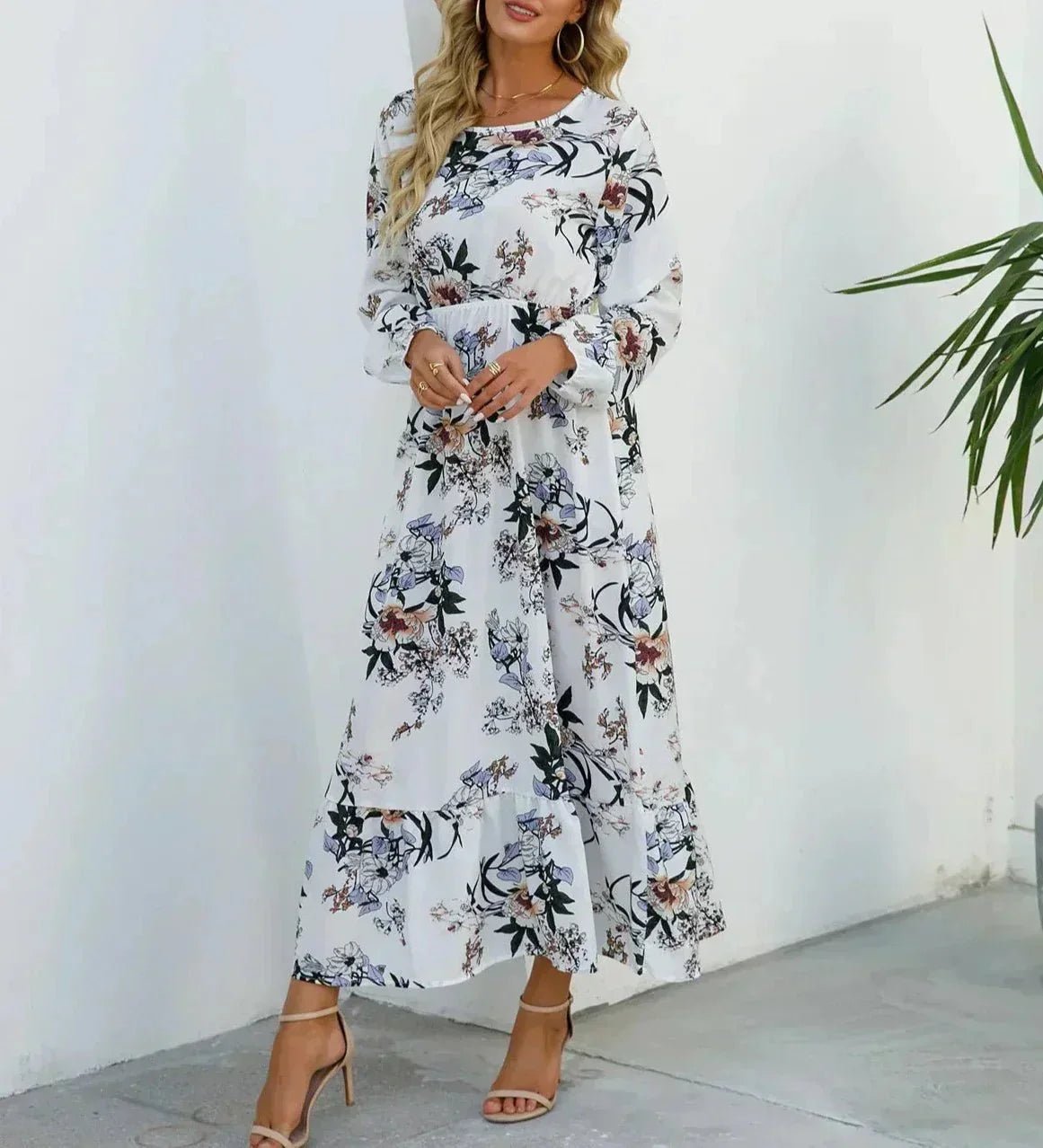 CALLIOPE | BLUMEN MAXIKLEID - Nordic Boutique & Co.