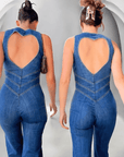 CAPRI | FIGURFORMENDES DENIM-JUMPSUIT