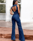 CAPRI | FIGURFORMENDES DENIM-JUMPSUIT