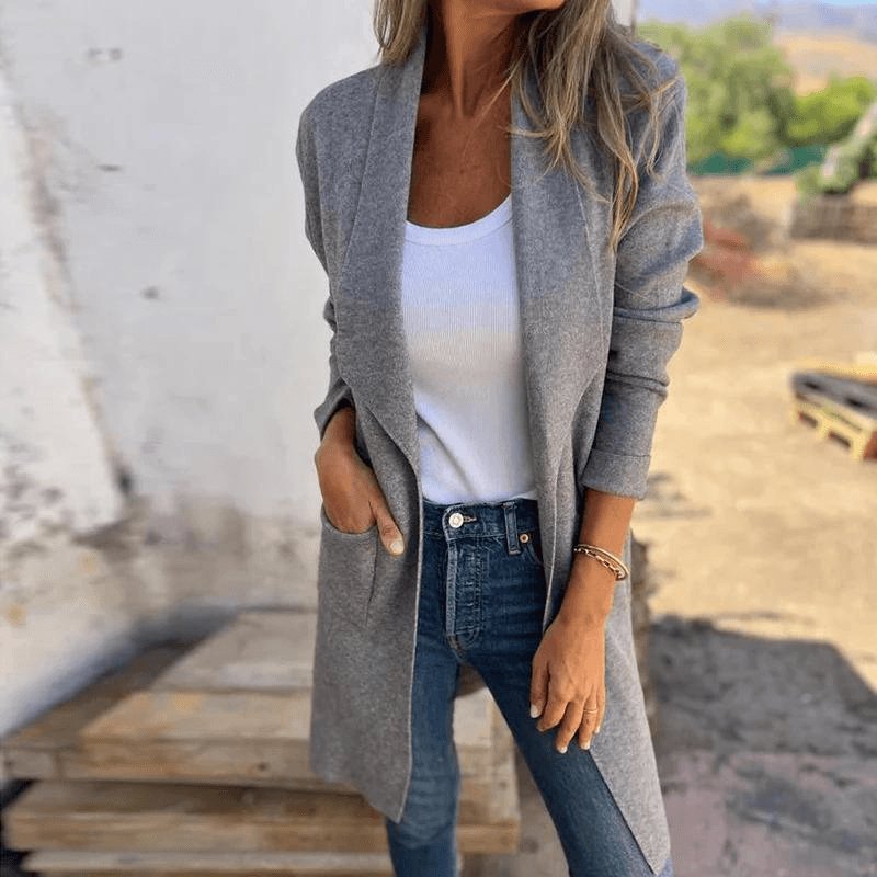 CAROLA | HANDGEWEBTER CARDIGAN FÜR FRÜHJAHR- UND HERBST