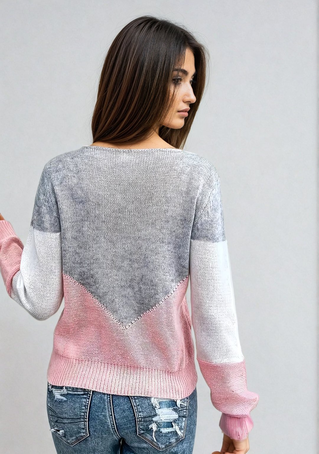 DONATELLA | UFORMELL GESTRICKTER PULLOVER - Nordic Boutique & Co.