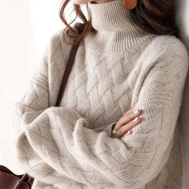 KAYLA | BEQUEMER GESTRICKTER PULLOVER - Nordic Boutique & Co.