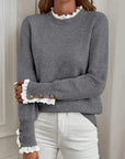 LOVISE | SPITZE VOLANT PULLOVER