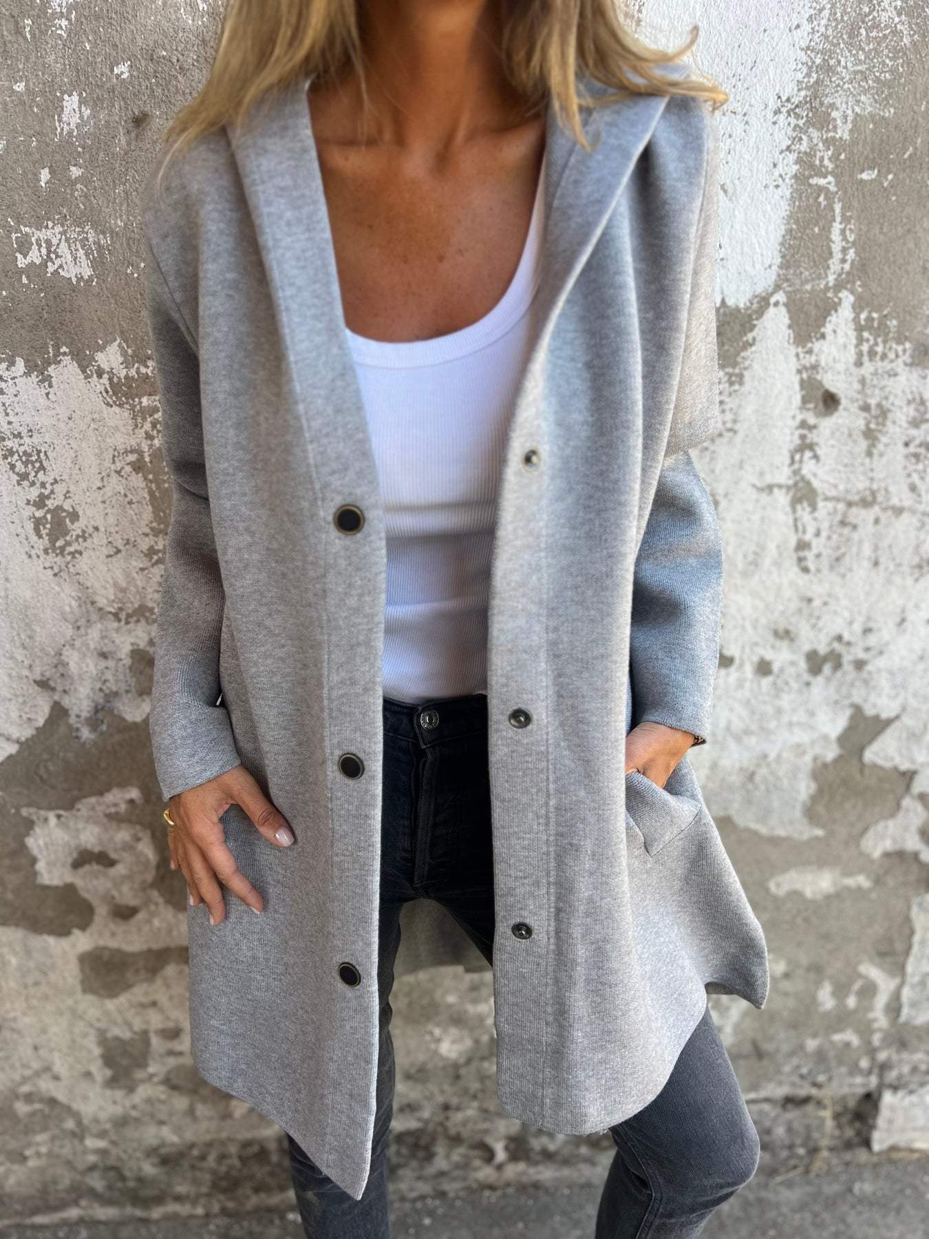 LUNA | UFORMELL EN - KNAPP HETTEJACKE - Nordic Boutique & Co.