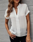 MAIVE | V-AUSSCHNITT BLUSE