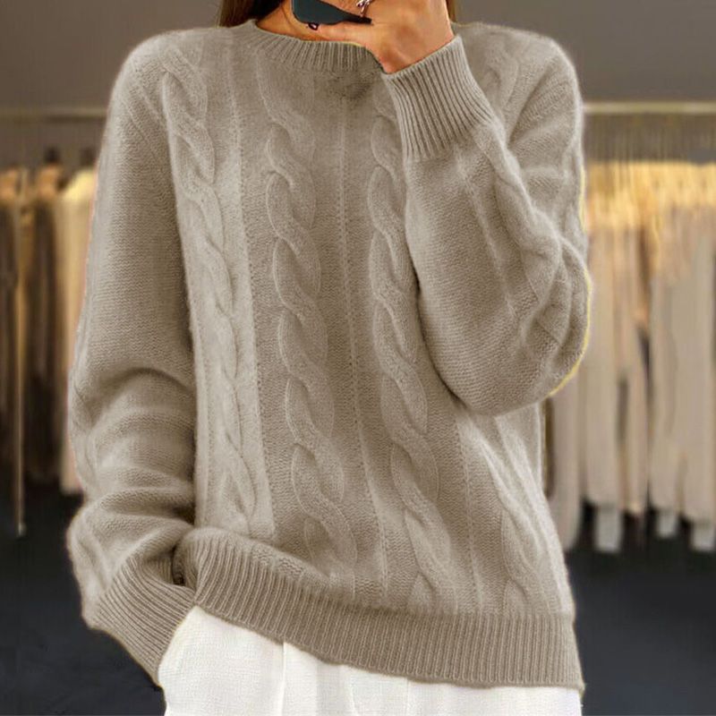 TAMARA | WARM GESCHNEIDETER PULLOVER - Nordic Boutique & Co.