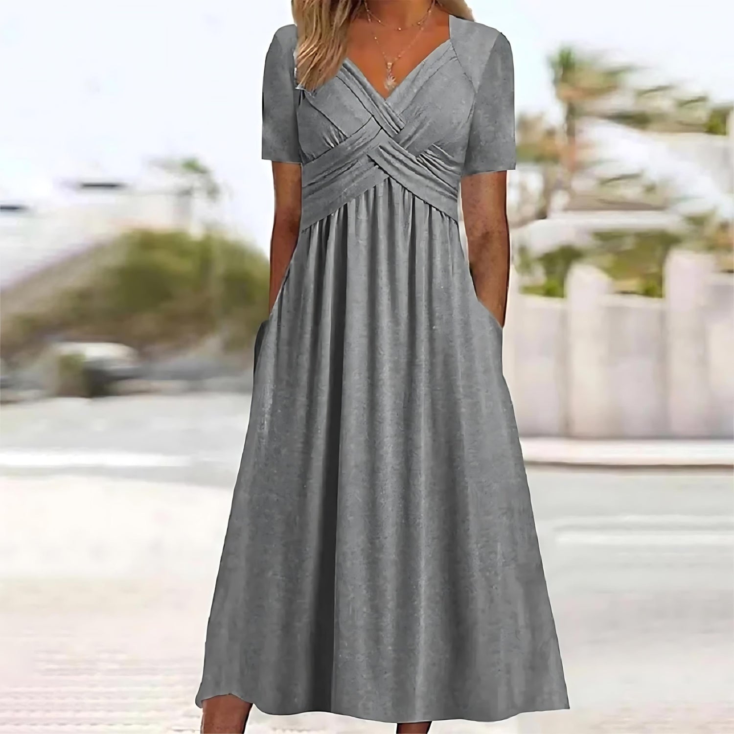 THALYN | STILIGE MAXI-KLEID