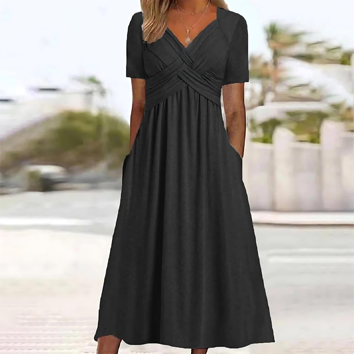 THALYN | STILIGE MAXI-KLEID