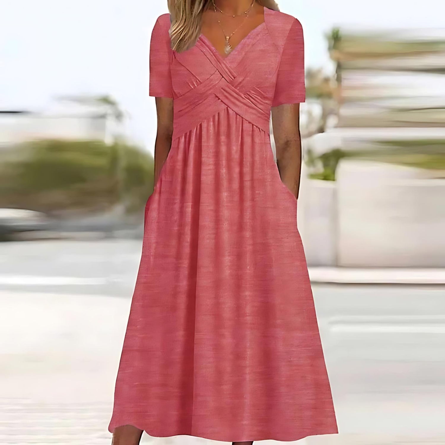 THALYN | STILIGE MAXI - KLEID - Nordic Boutique & Co.