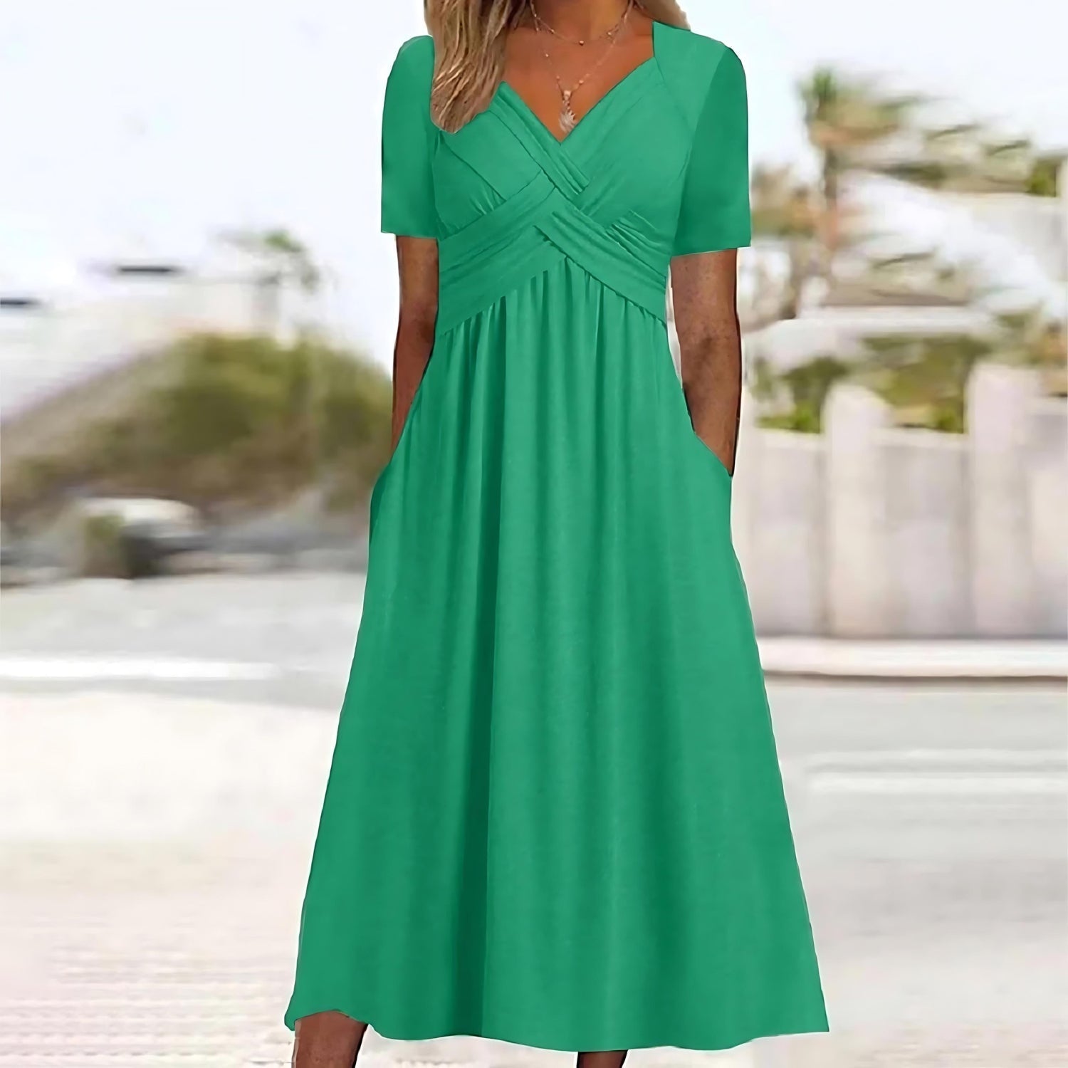 THALYN | STILIGE MAXI - KLEID - Nordic Boutique & Co.