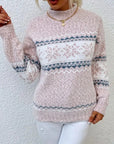 VICTORIA | SNØFNUGG STRICKPULLOVER