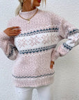 VICTORIA | SNØFNUGG STRICKPULLOVER