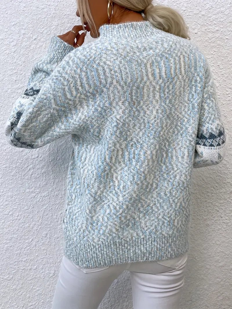 VICTORIA | SNØFNUGG STRICKPULLOVER