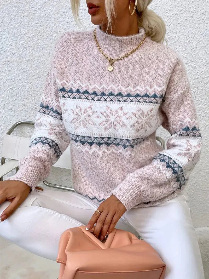 VICTORIA | SNØFNUGG STRICKPULLOVER - Nordic Boutique & Co.